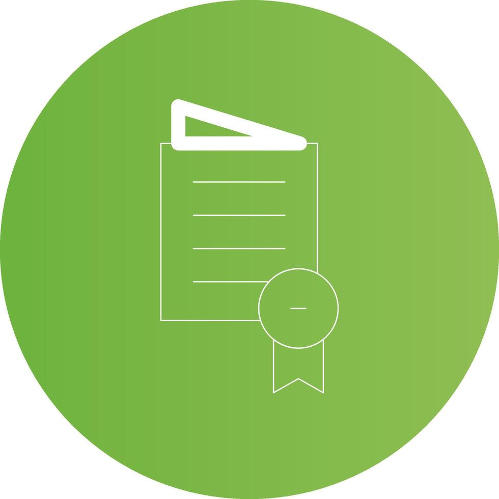 Certificate Creative Icon Design vector