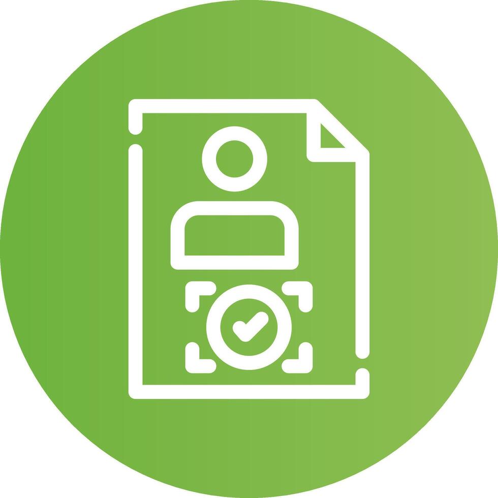 Approval Creative Icon Design vector