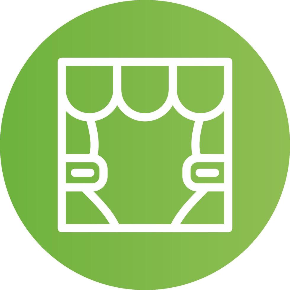 Stage Creative Icon Design vector