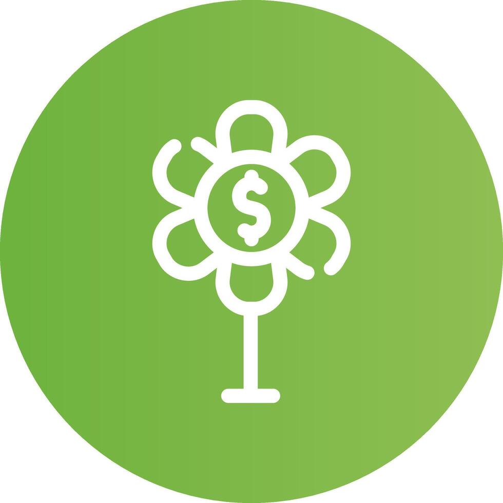 Money Growth Creative Icon Design vector