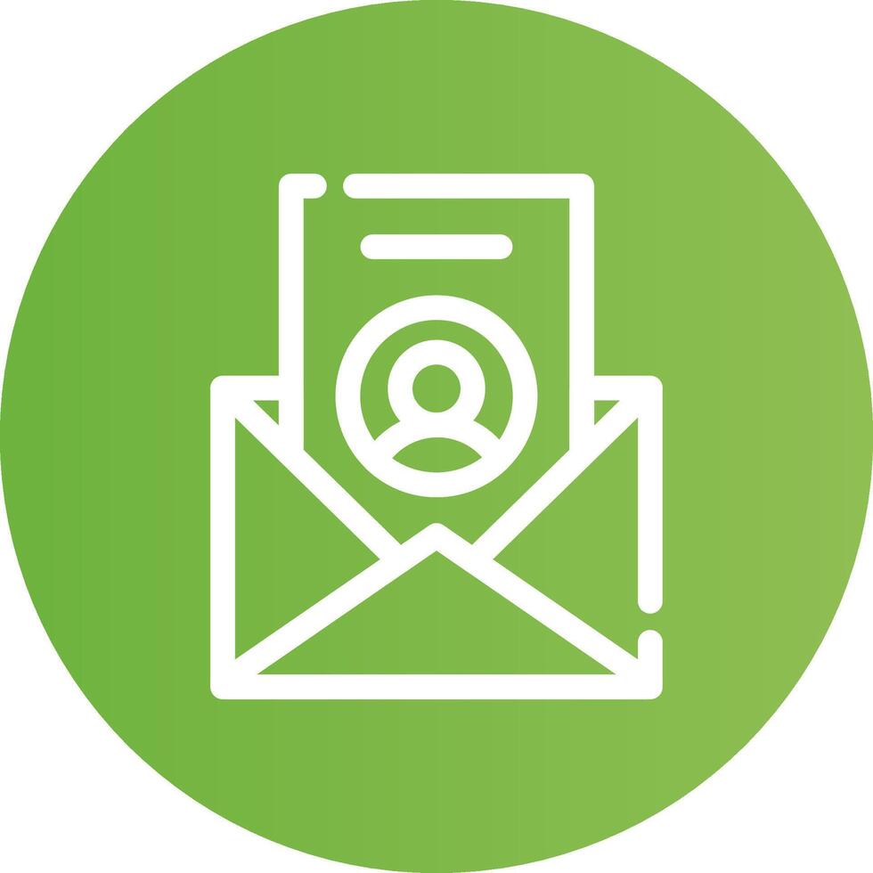 Line Circle Light green Gradient vector