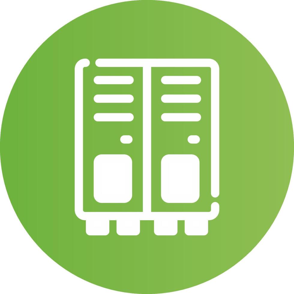 Lockers Creative Icon Design vector
