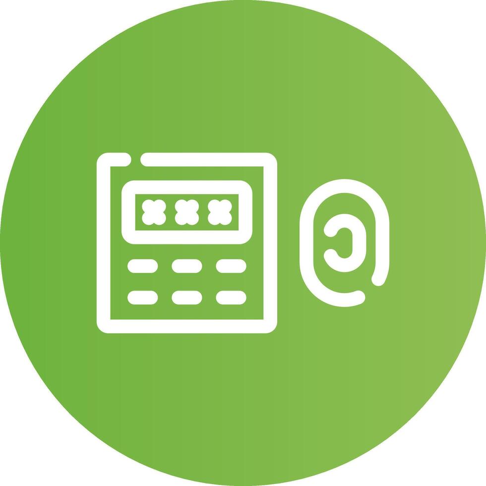 Door Lock Creative Icon Design vector