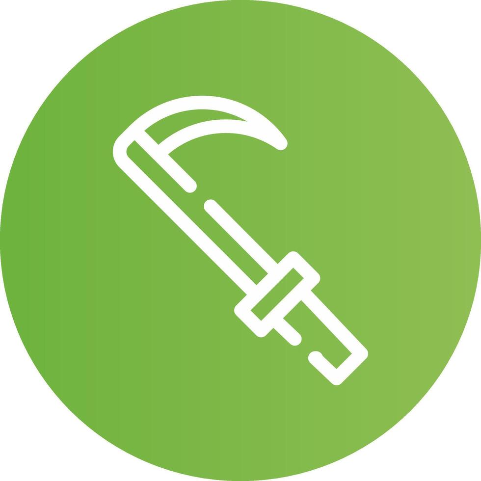 Scythe Creative Icon Design vector
