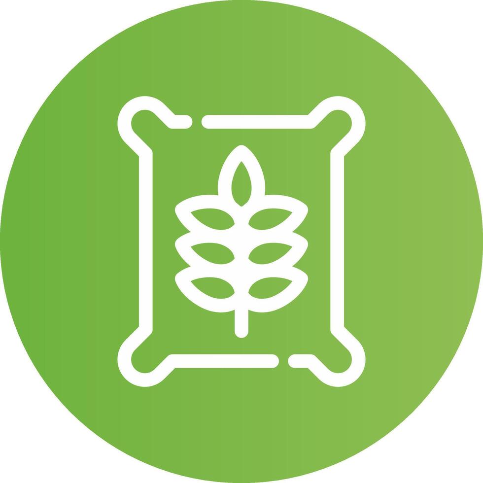 Seed Bag Creative Icon Design vector