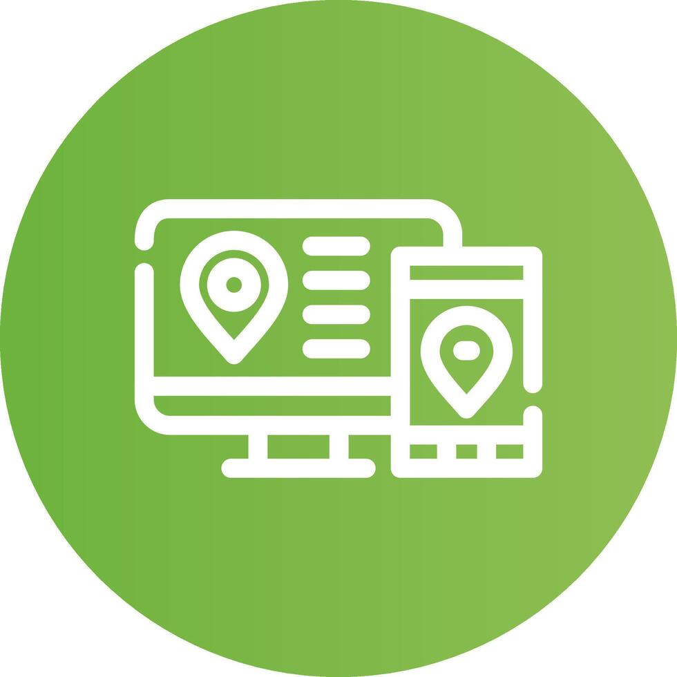 Multi Screen Marketing Creative Icon Design vector