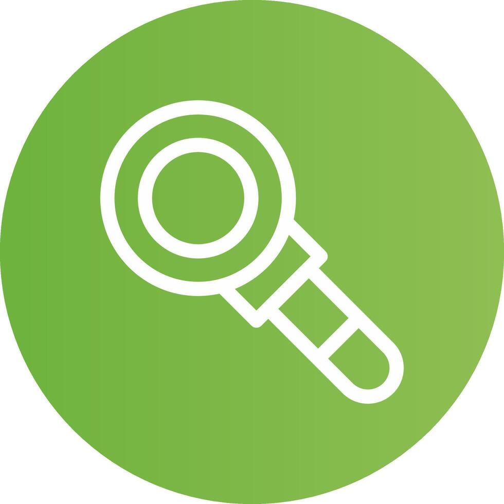 Magnifying Glass Creative Icon Design vector