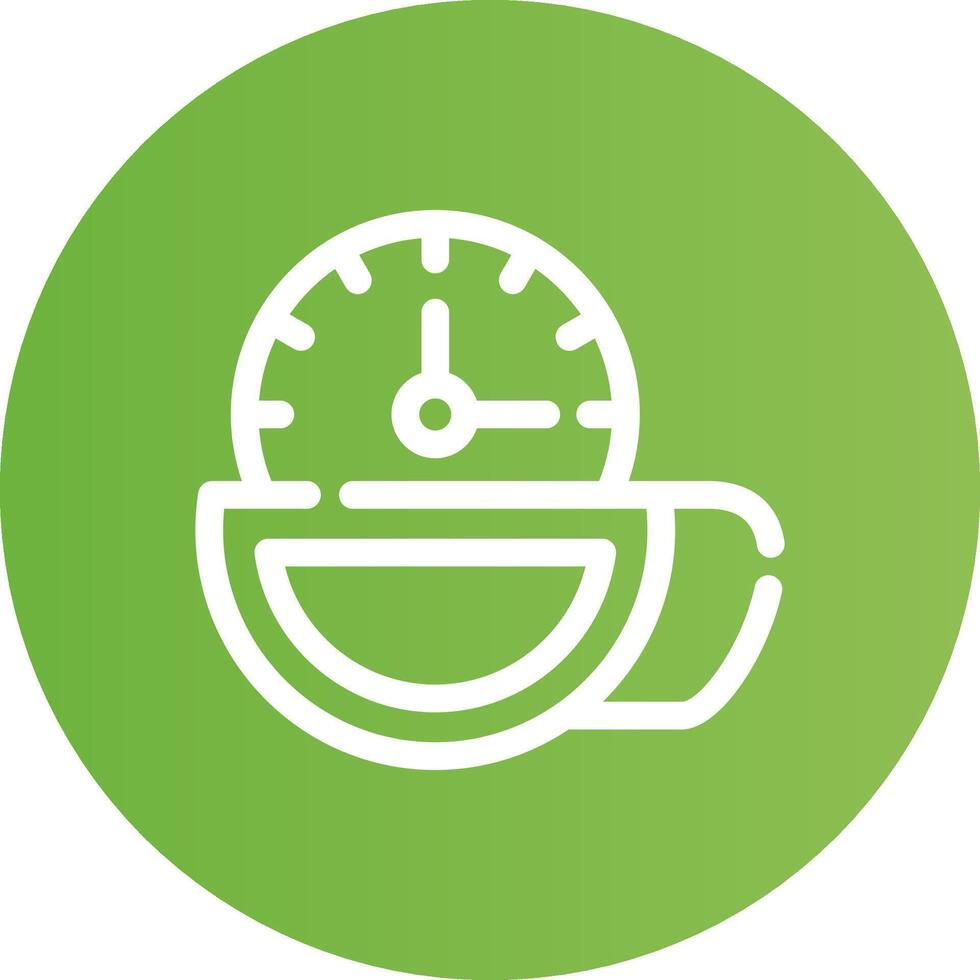 Tea Time Creative Icon Design vector