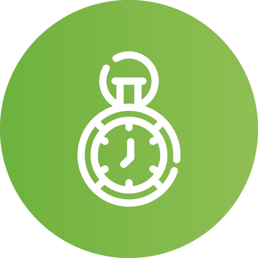 Stopwatch Creative Icon Design vector