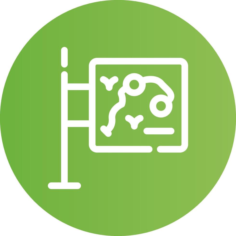 Map Creative Icon Design vector