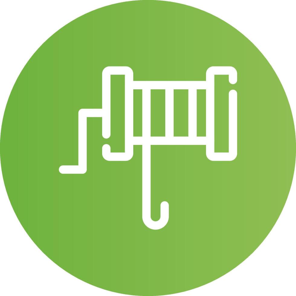 Fishing Line Creative Icon Design vector