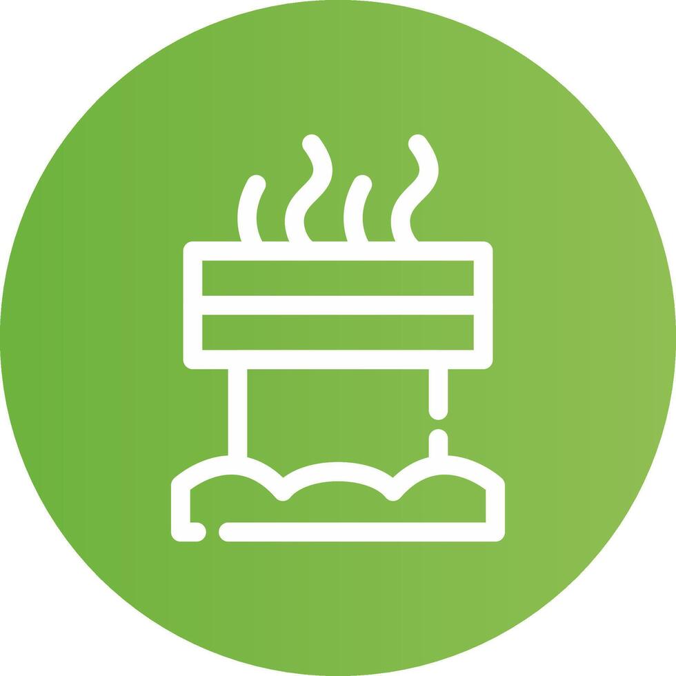 Chimney Creative Icon Design vector