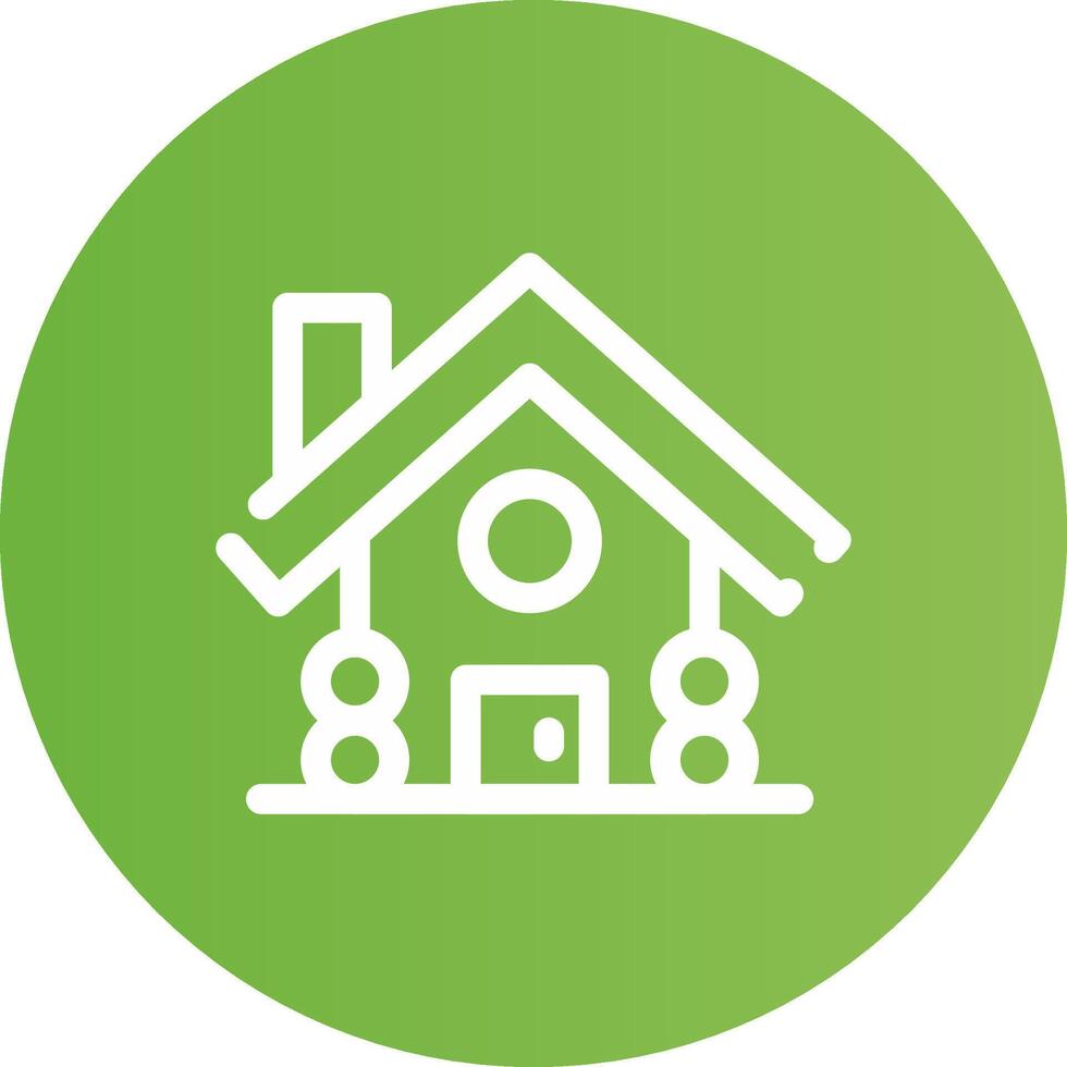 Cabin Creative Icon Design vector