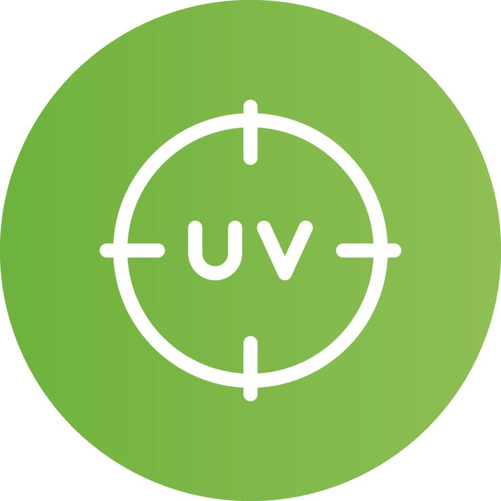 Uv Creative Icon Design vector