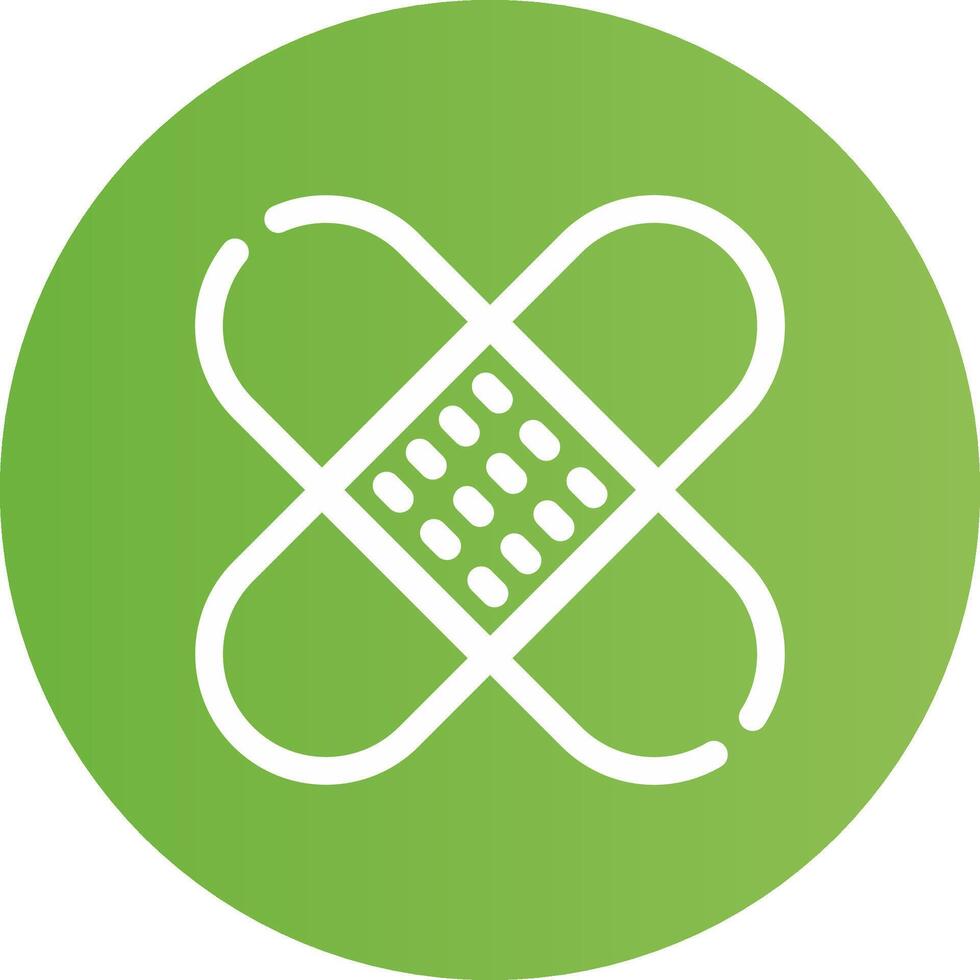 Band Aid Creative Icon Design vector