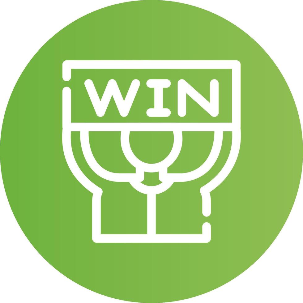 Win Creative Icon Design vector