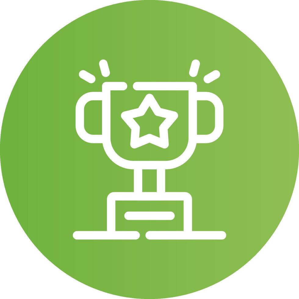 Trophy Creative Icon Design vector