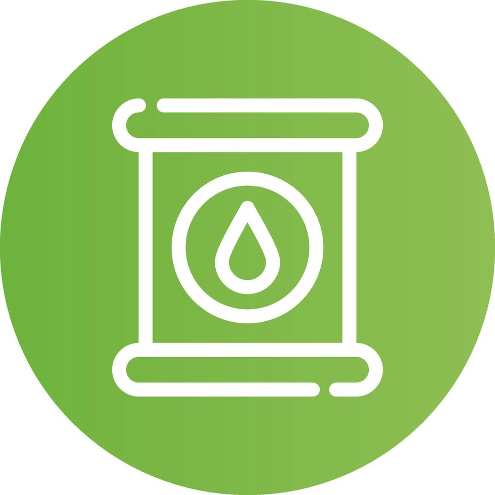 Waste Oil Creative Icon Design vector