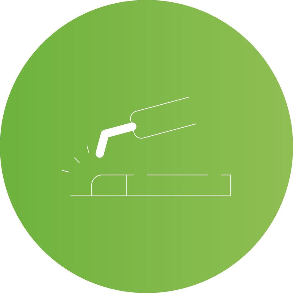Welding Machine Creative Icon Design vector
