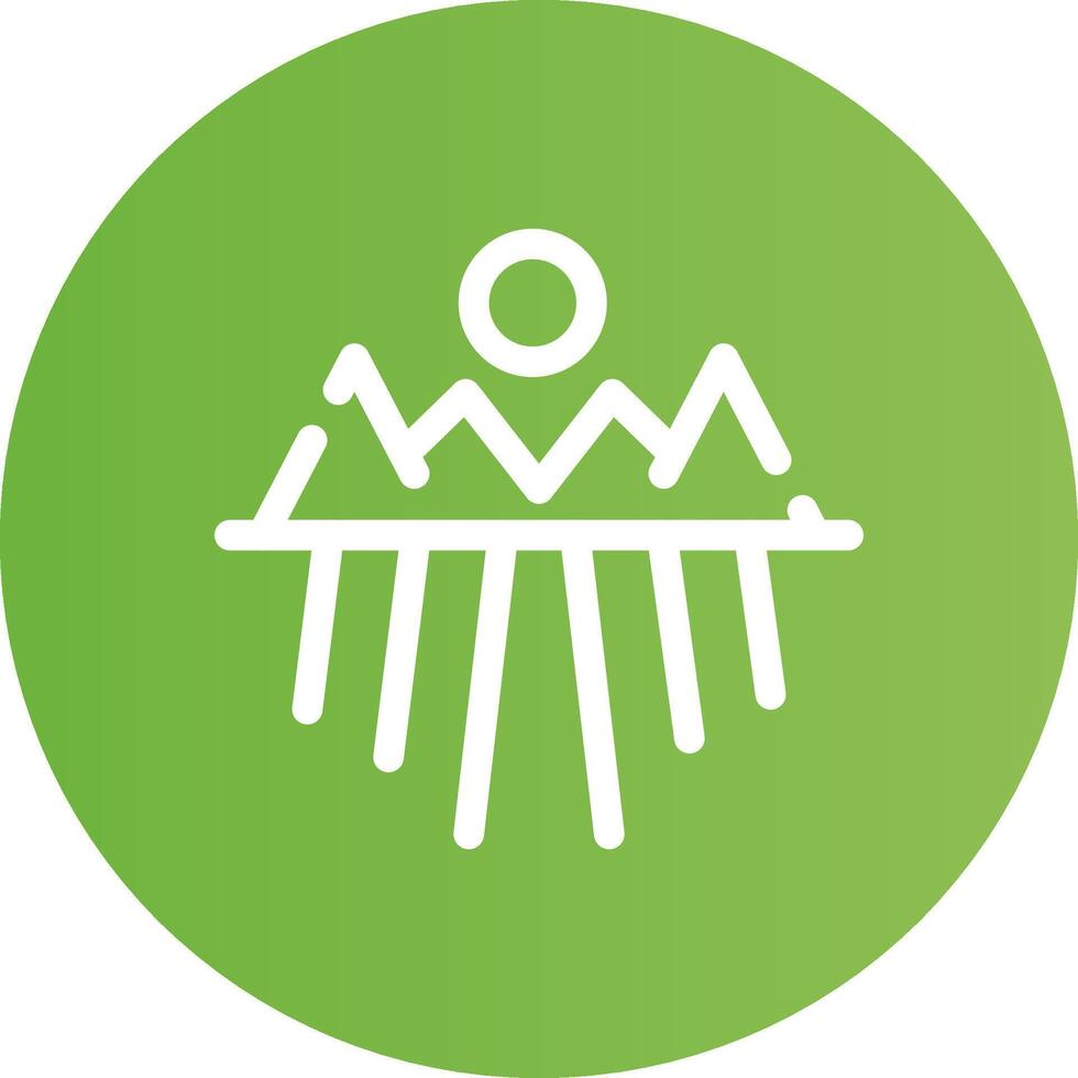 Field Creative Icon Design vector