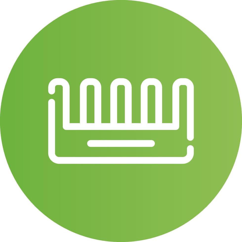 Comb Creative Icon Design vector