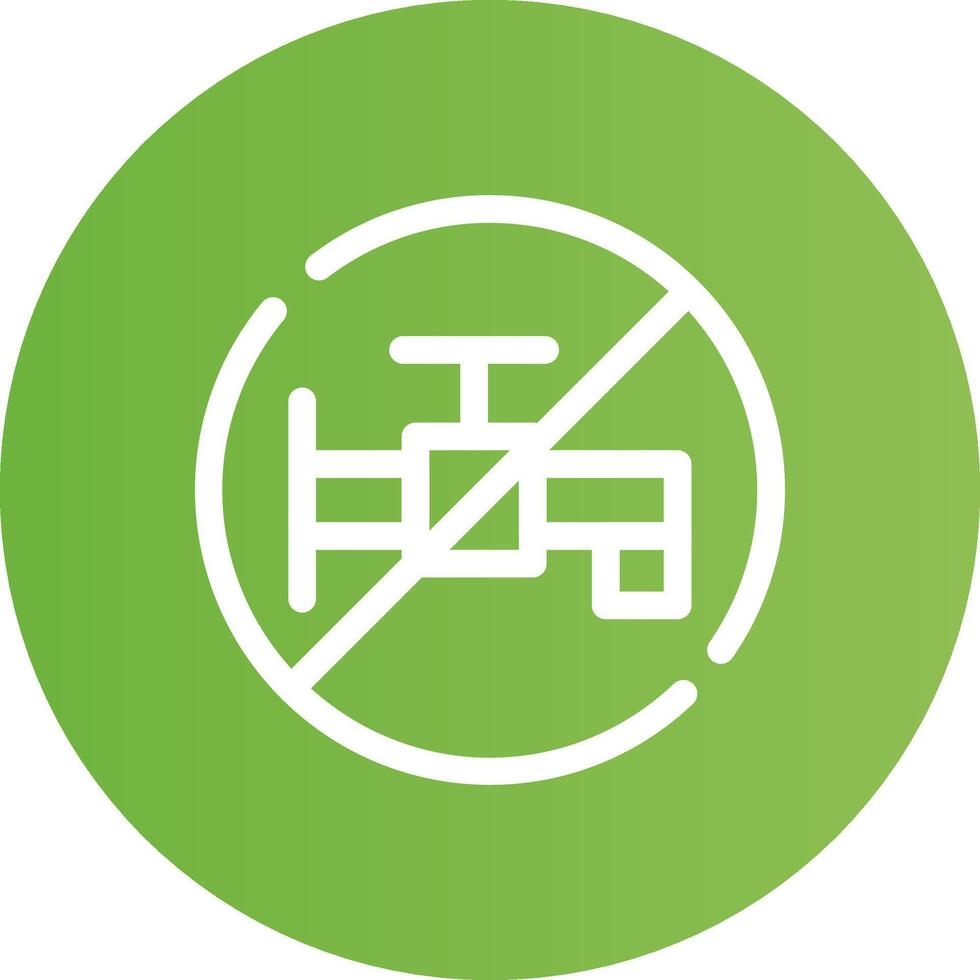 Dont Waste Water Creative Icon Design vector
