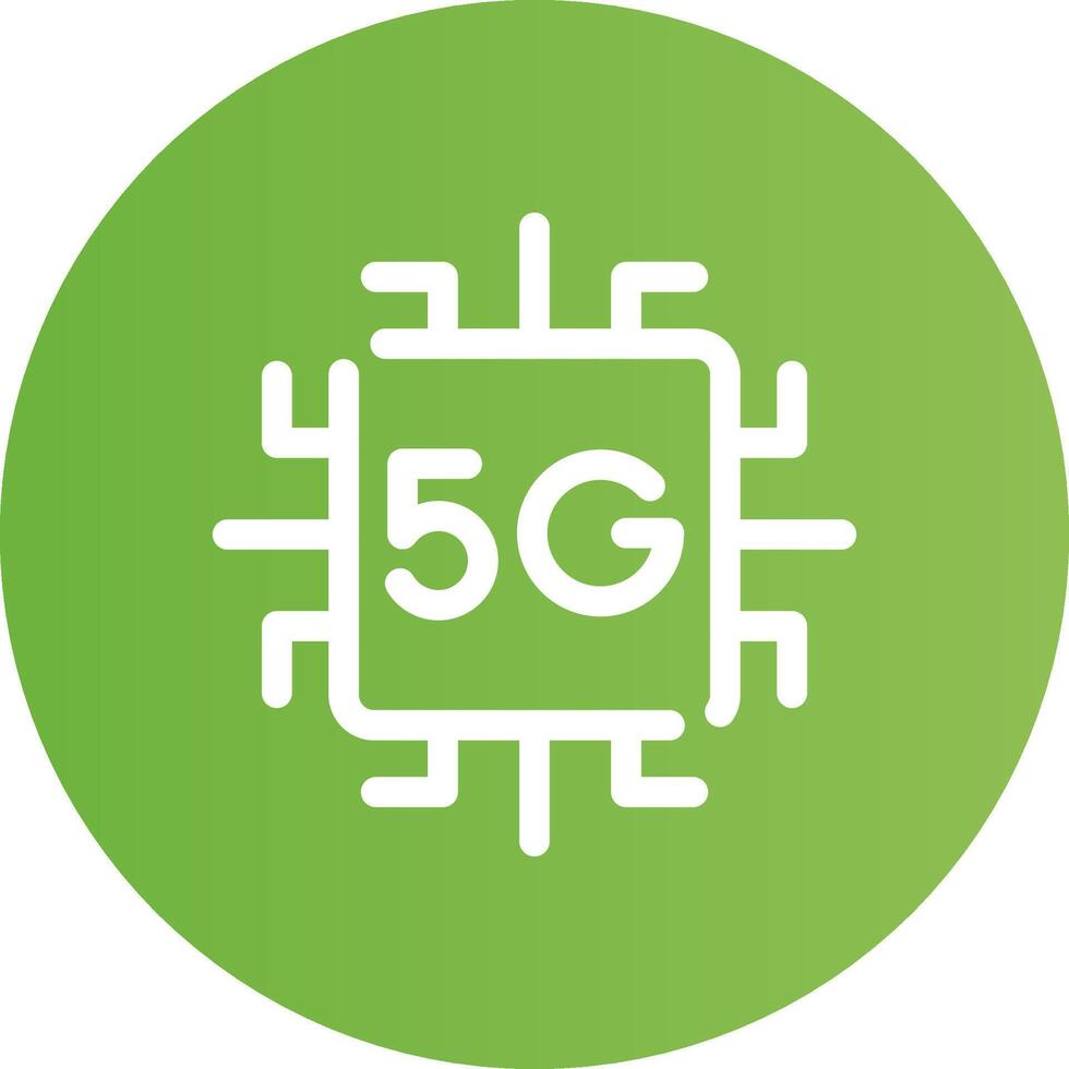 5G Creative Icon Design vector
