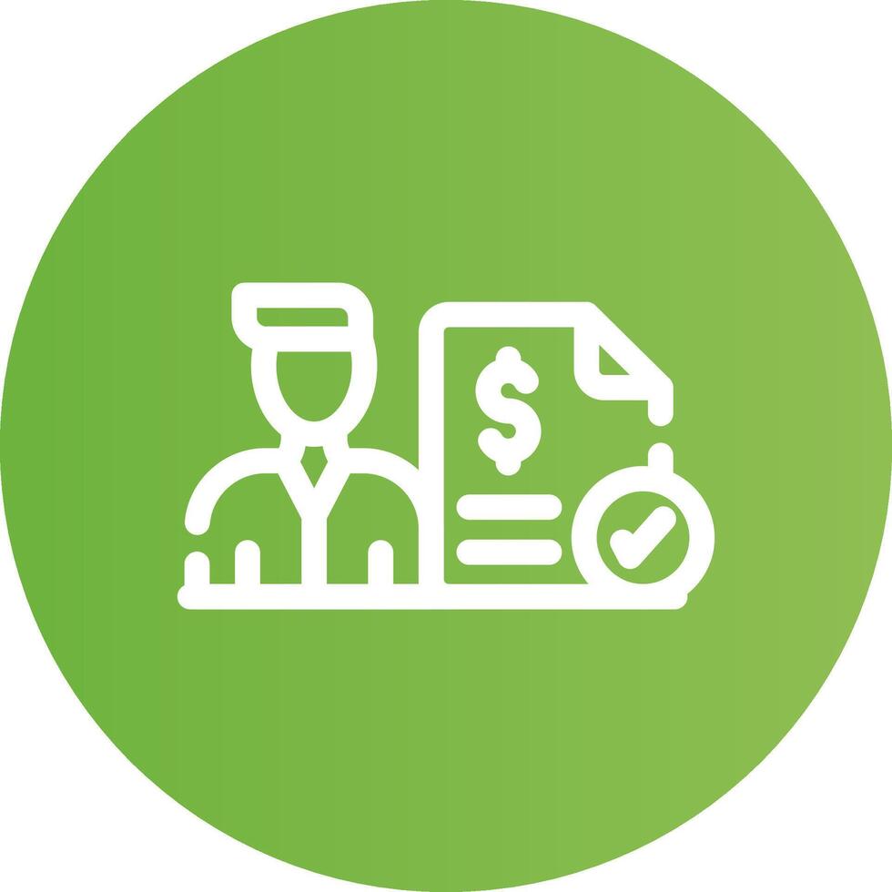 Dealer Invoice Creative Icon Design vector