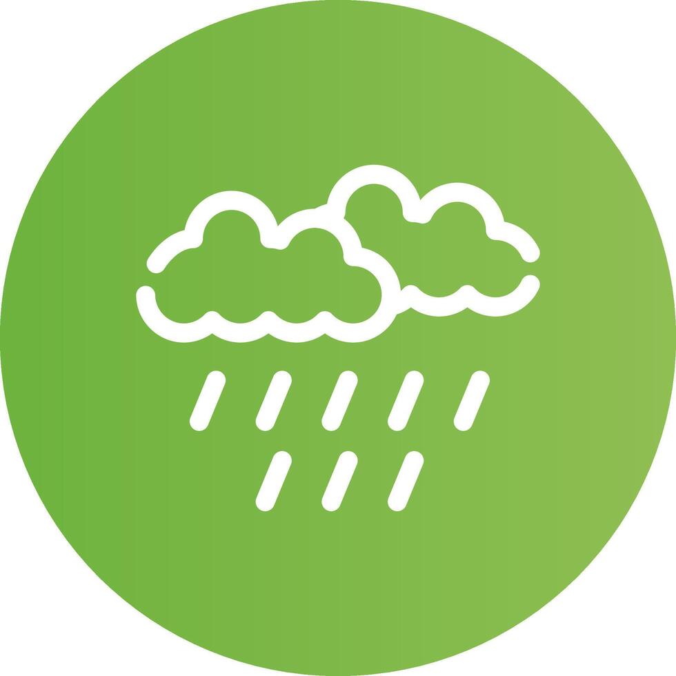Rainy Day Creative Icon Design vector