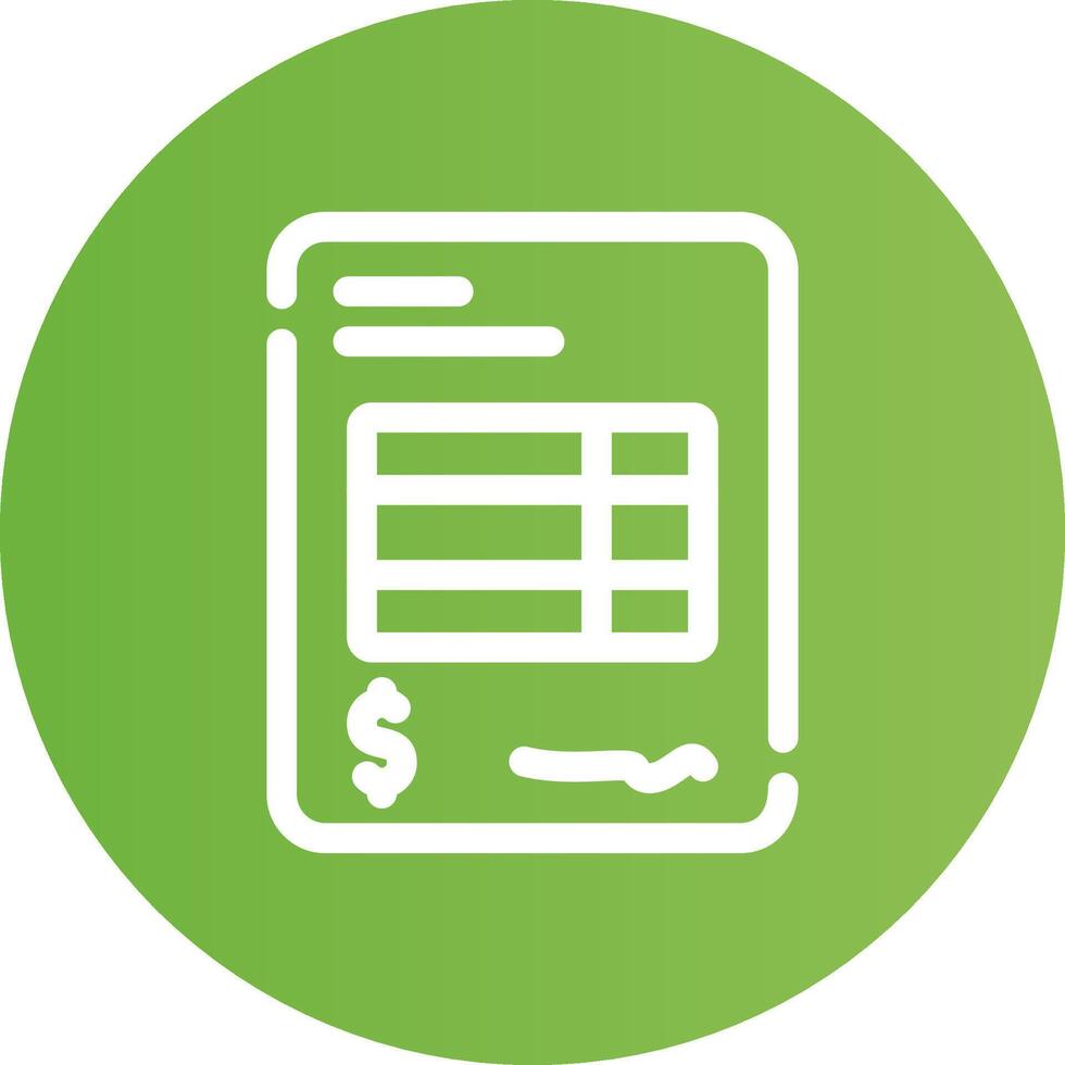 Invoice Creative Icon Design vector