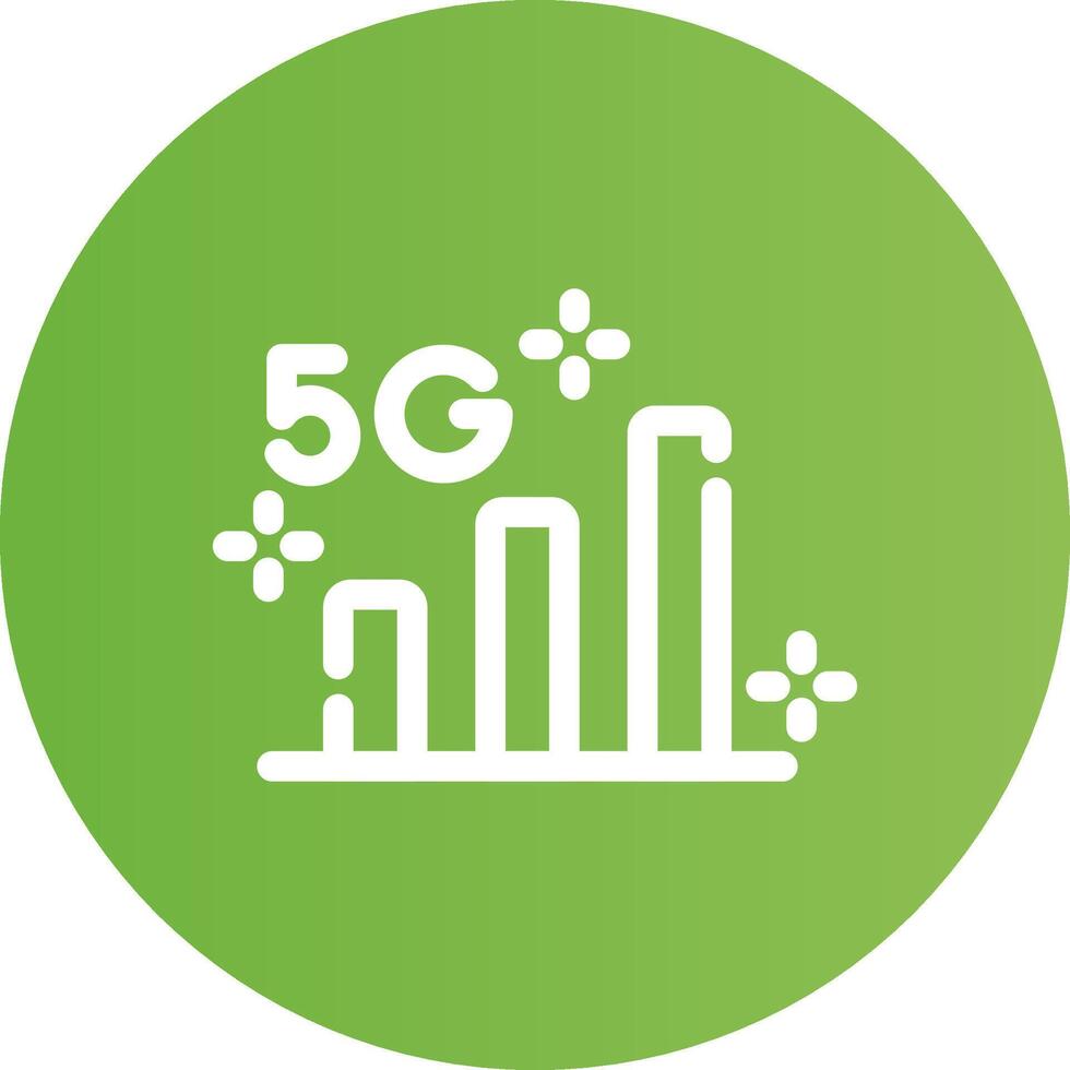 5G Creative Icon Design vector