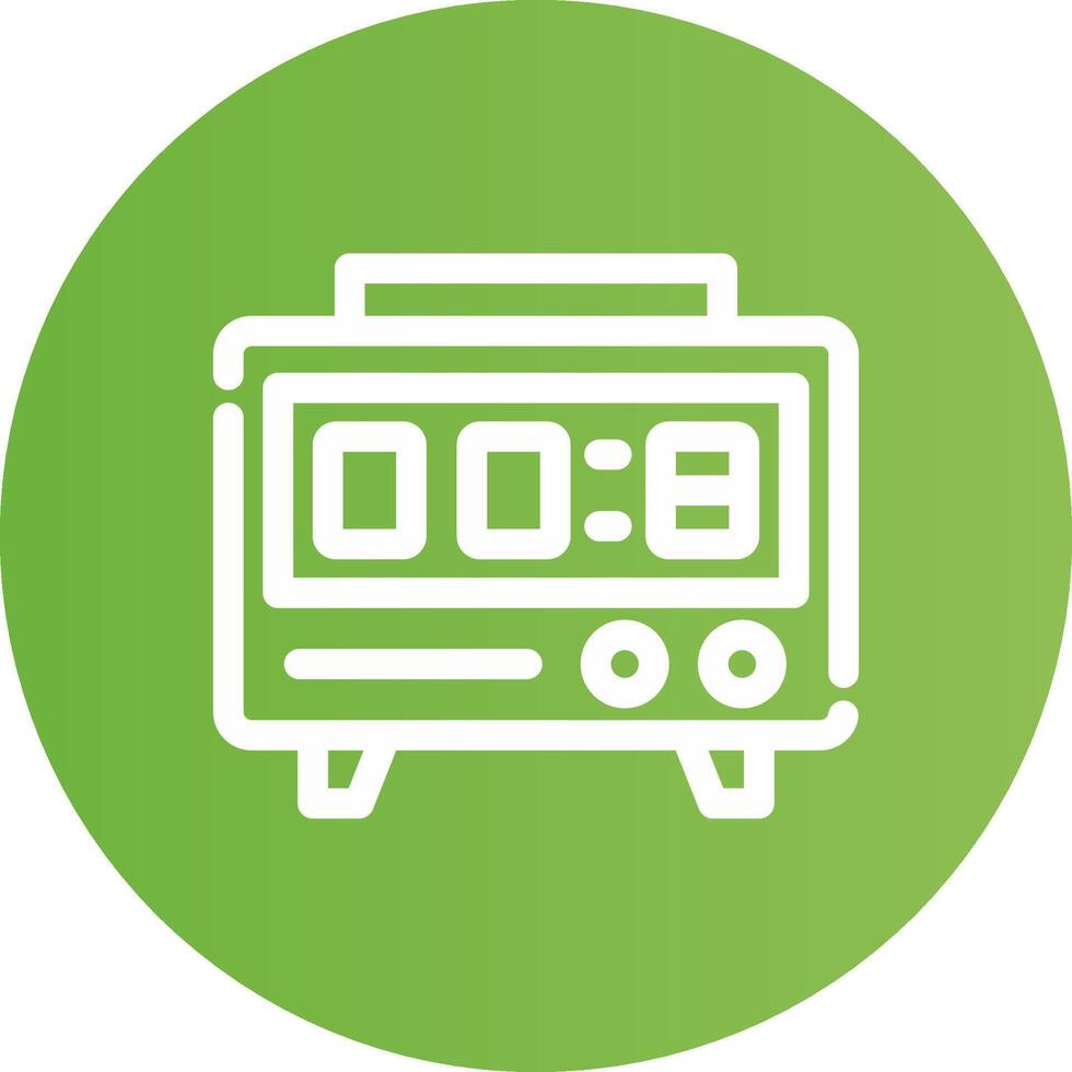 Digital Stopwatch Creative Icon Design vector