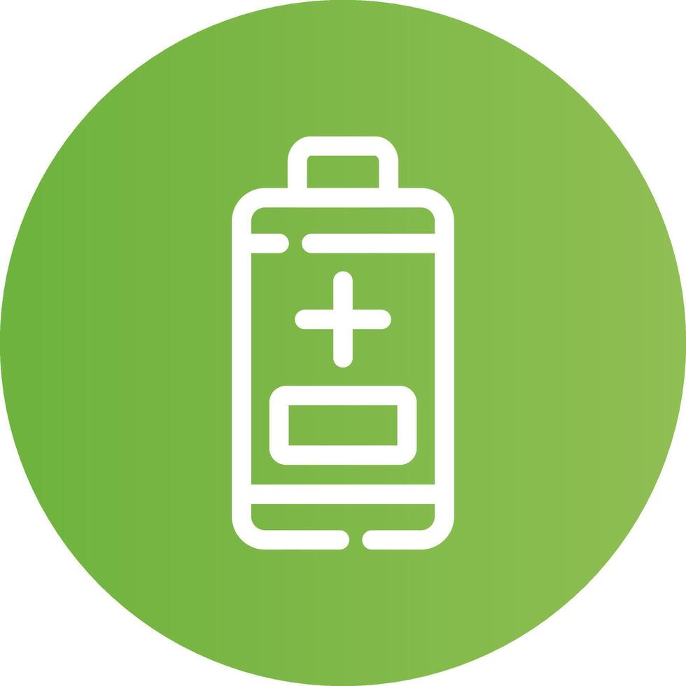 Battery Creative Icon Design vector