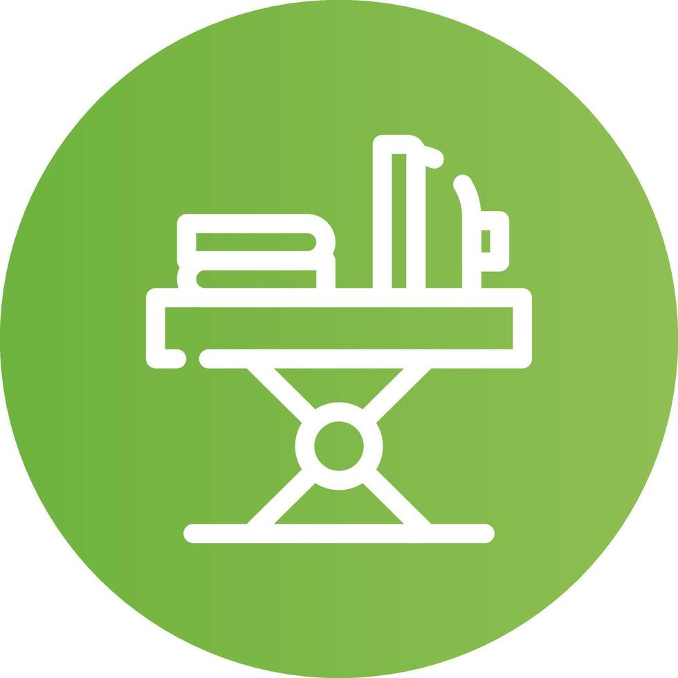 Iron Table Creative Icon Design vector