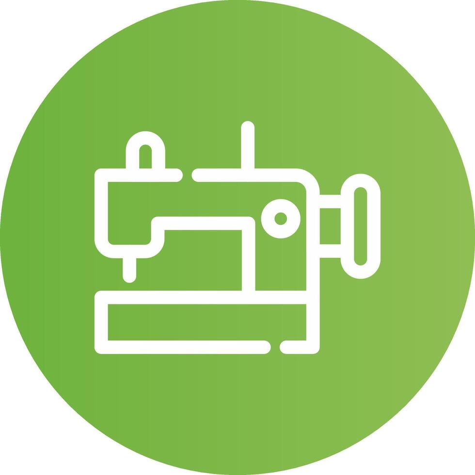 Sewing Machine Creative Icon Design vector