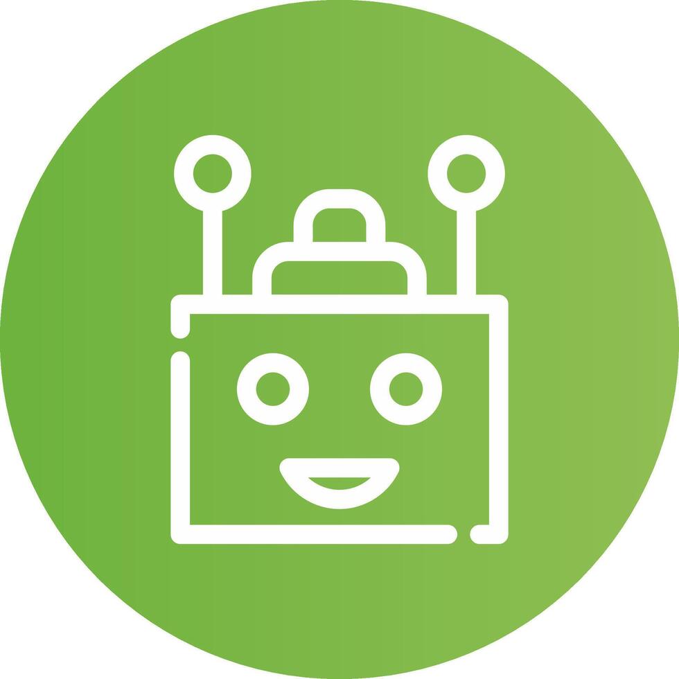 Chatbot Creative Icon Design vector