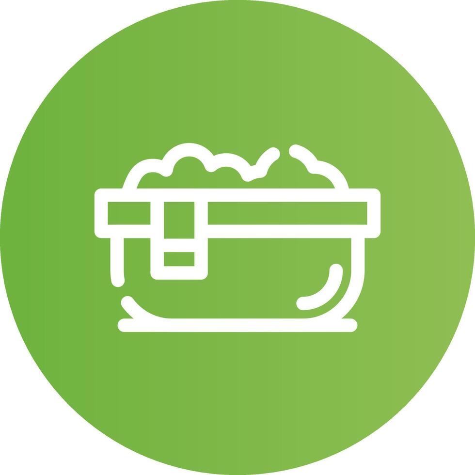 Bathtub Creative Icon Design vector