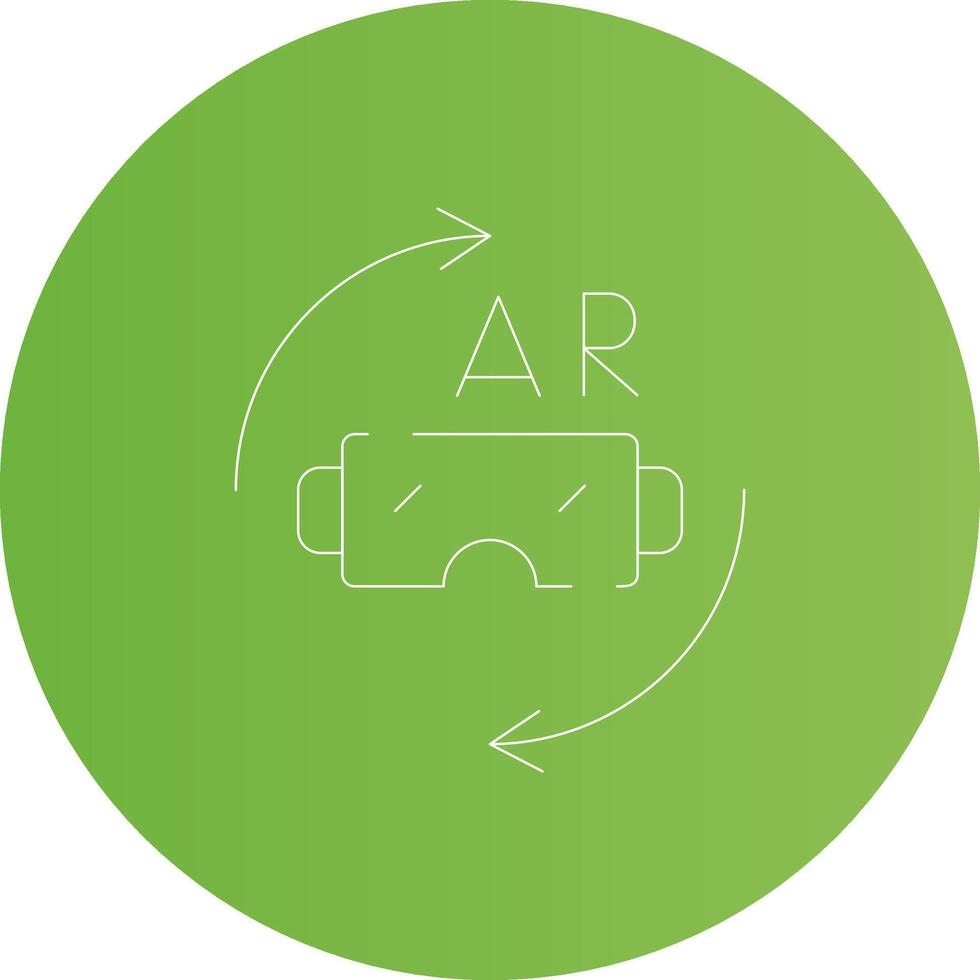 Vr Glasses Creative Icon Design vector
