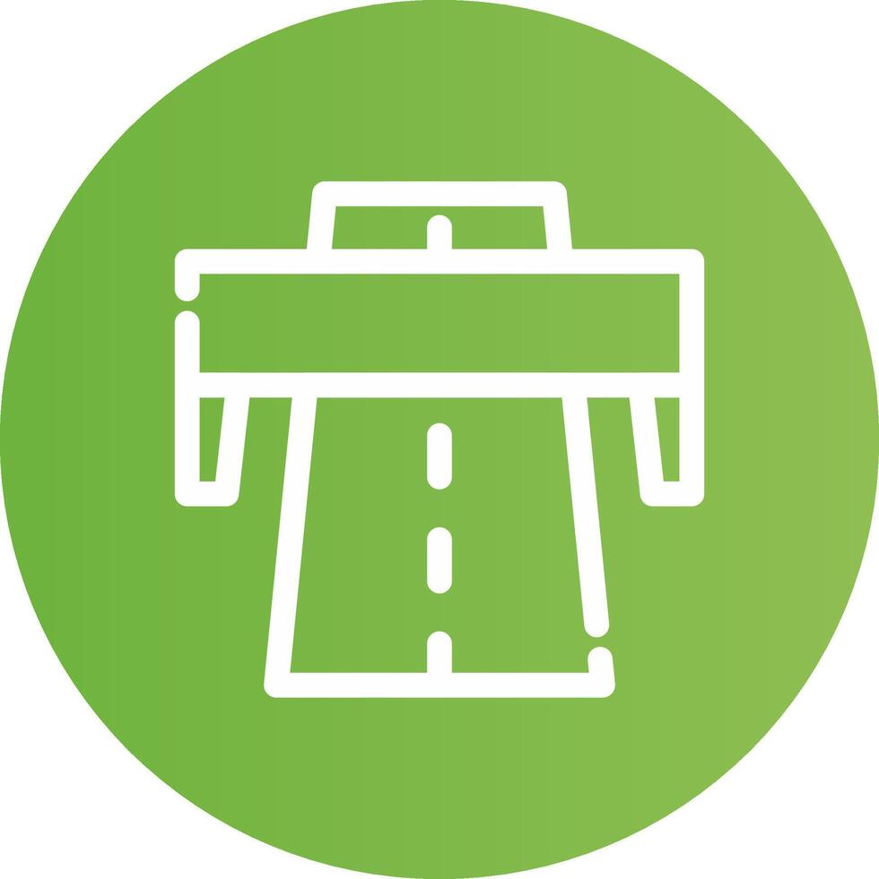 Motorway Creative Icon Design vector