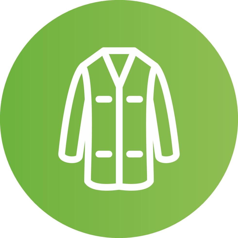 Lab Coat Creative Icon Design vector