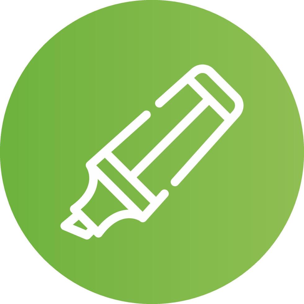 Highlighter Creative Icon Design vector