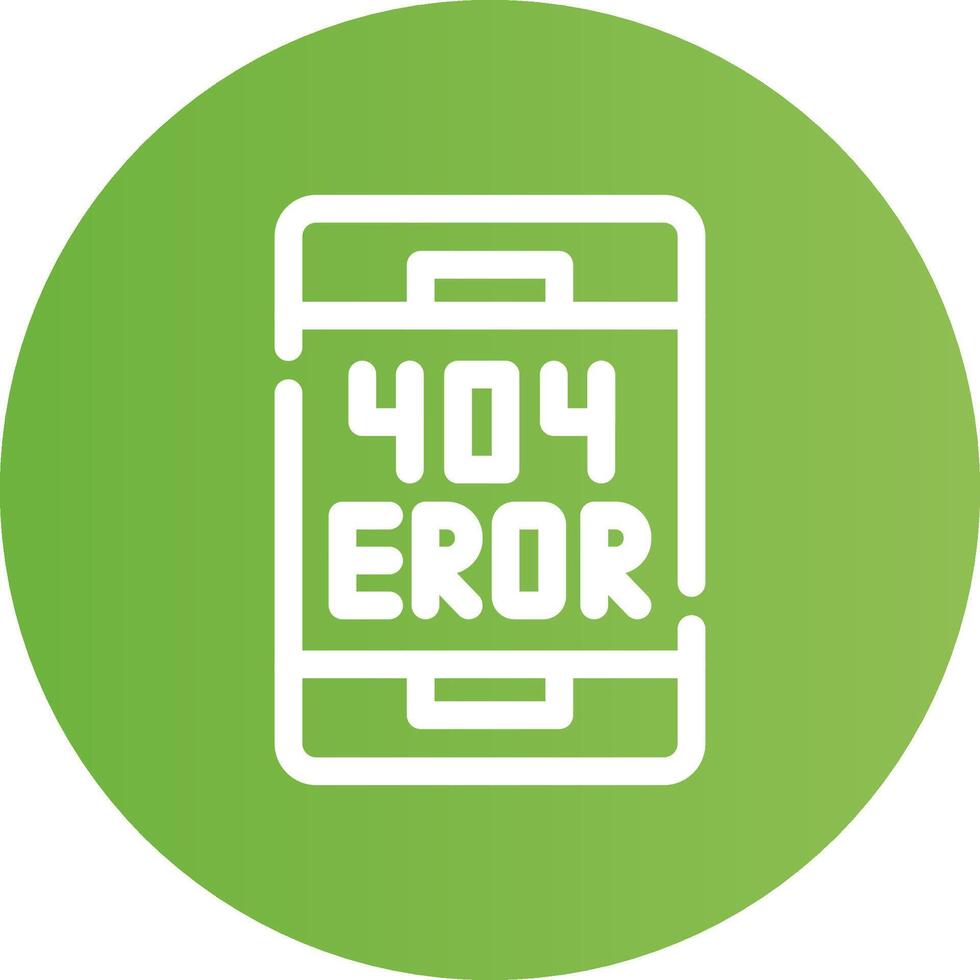 Error Creative Icon Design vector