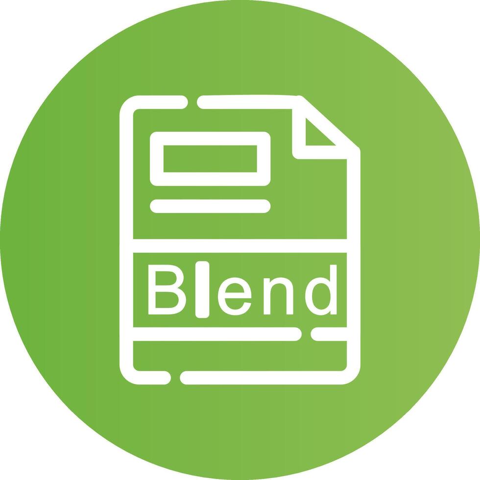 Blend Creative Icon Design vector