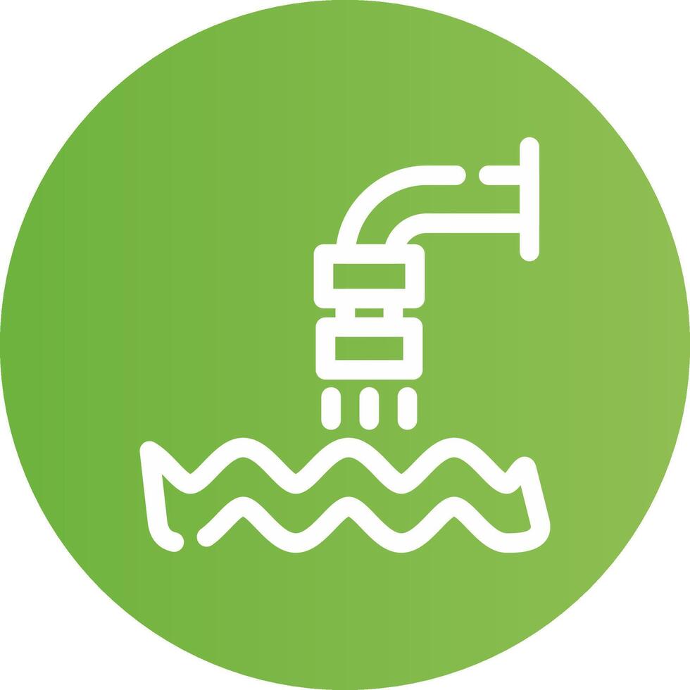 diseño de icono creativo de aguas residuales vector