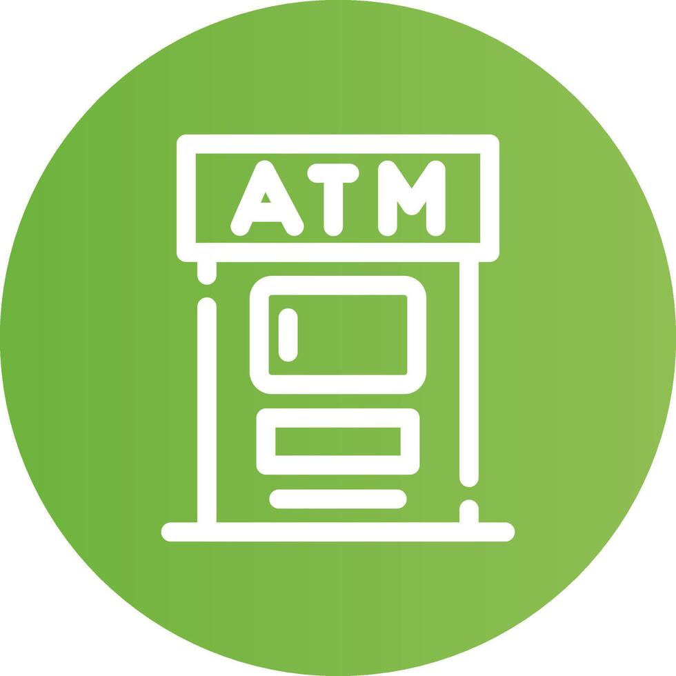 ATM Creative Icon Design vector