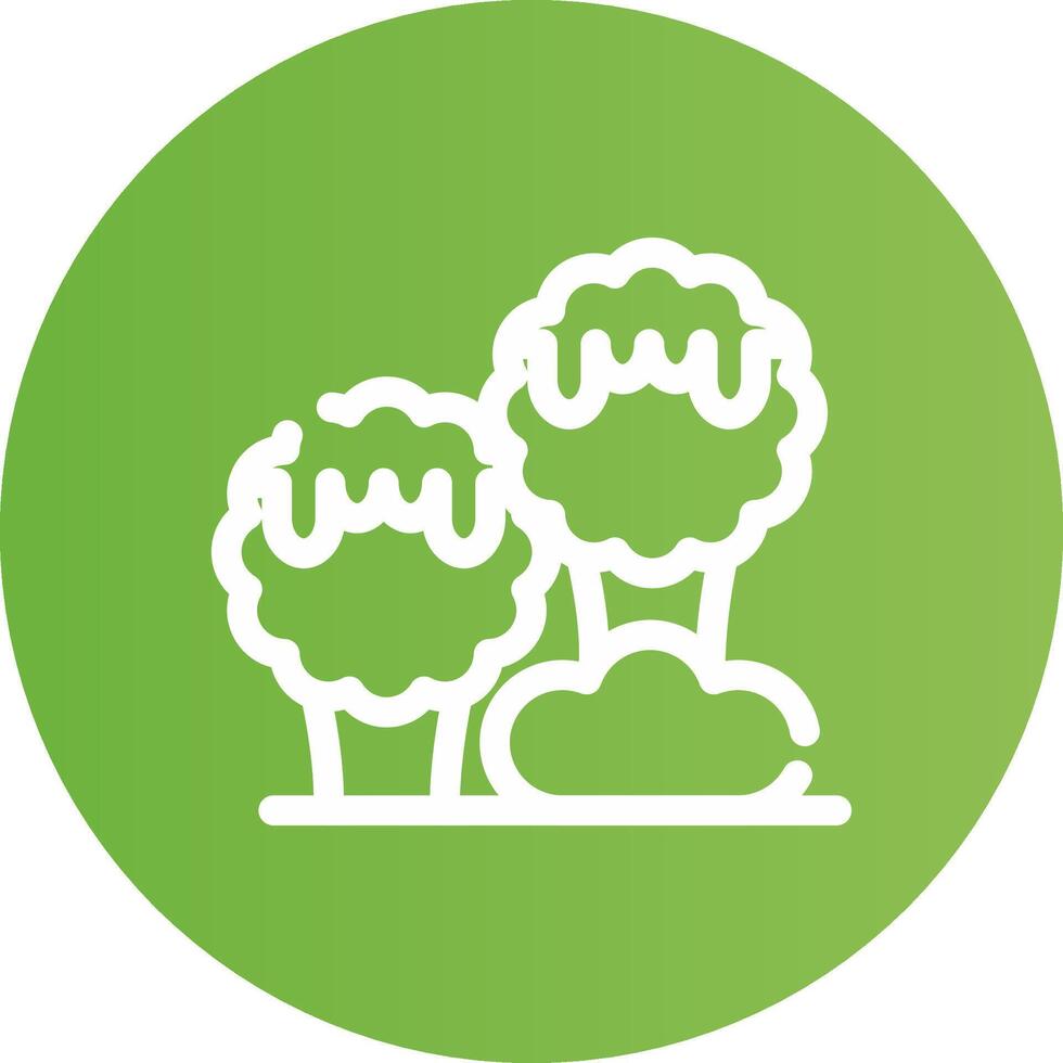 Trees Creative Icon Design vector