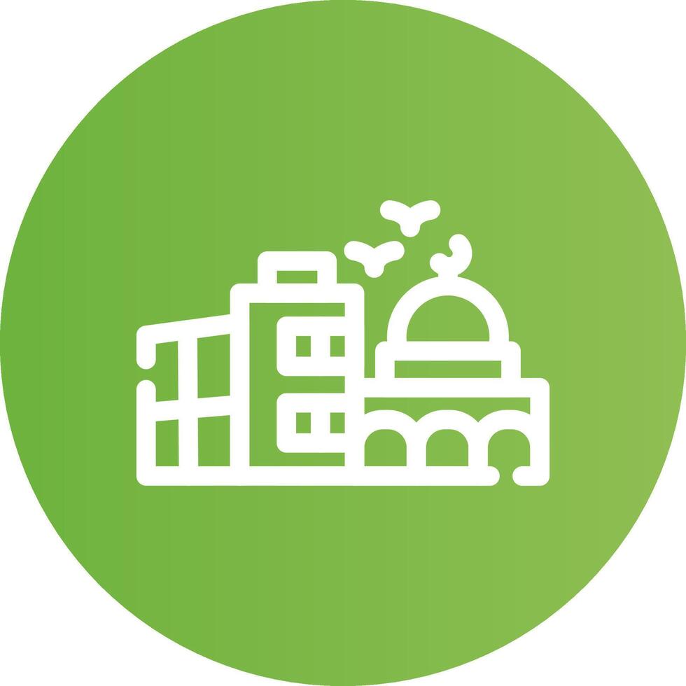 Skyscrapers Creative Icon Design vector