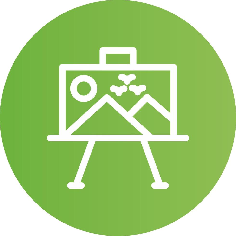 Paint Canvas Creative Icon Design vector