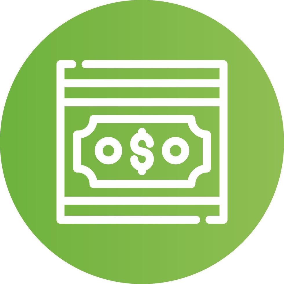 diseño de icono creativo de dinero vector