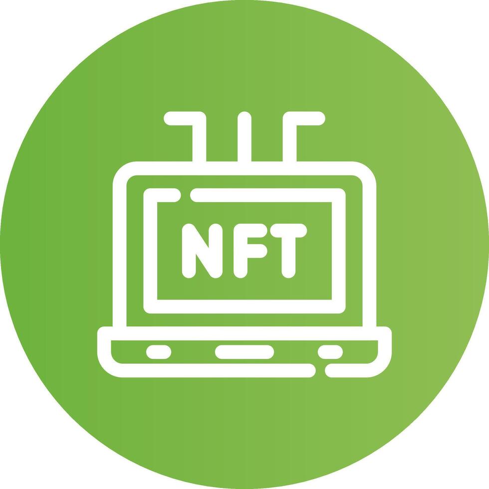 Nft Creative Icon Design vector